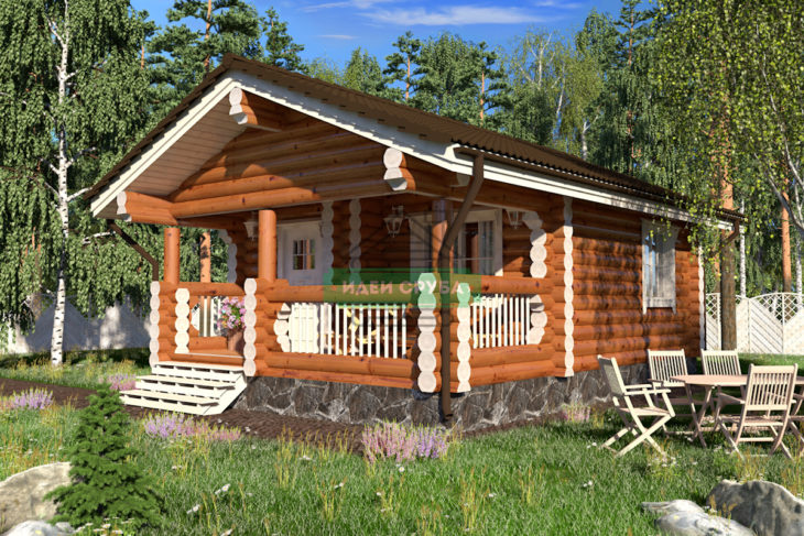 Баня из дерева